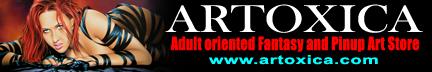 Lorenzo artworks, pin-up art, fantasy paintings, gallery ARTOXICA