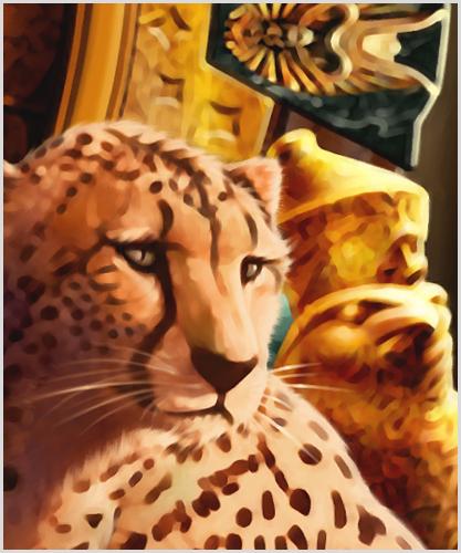 See this detail of Lorenzo artworks and his painting style