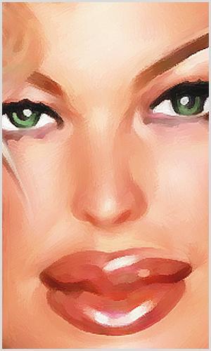See this detail of Lorenzo artworks and his painting style