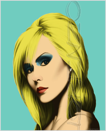 Lorenzo artworks, portraits, Blondie
