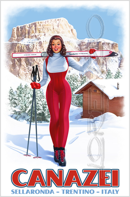 Lorenzo artworks, pin-up art