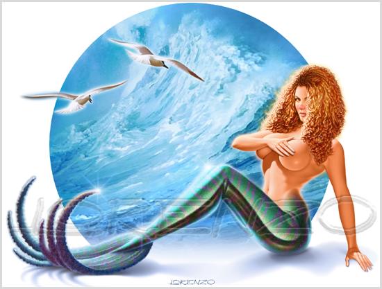 Lorenzo artworks, fantasy art, fantasy paintings, Model Drakaina
