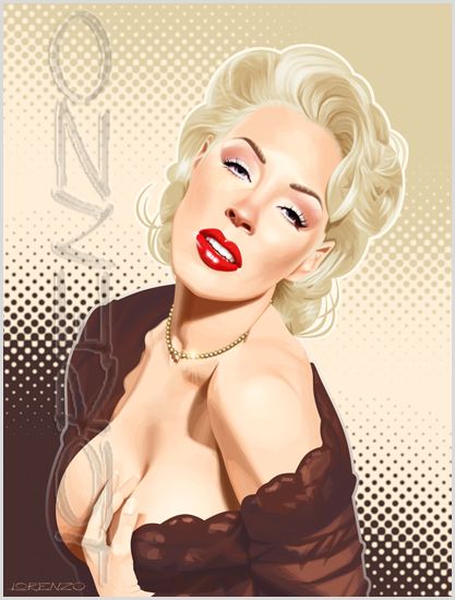Lorenzo artworks, portraits, Kay O'Hara