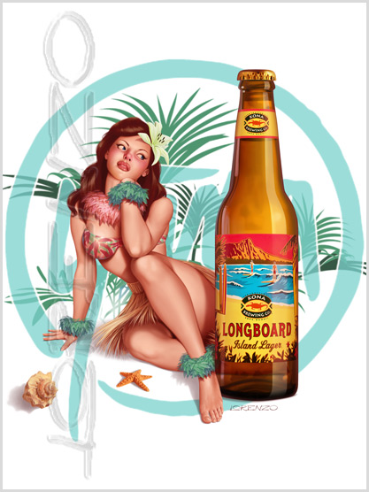 Lorenzo artworks, pin-up art 
