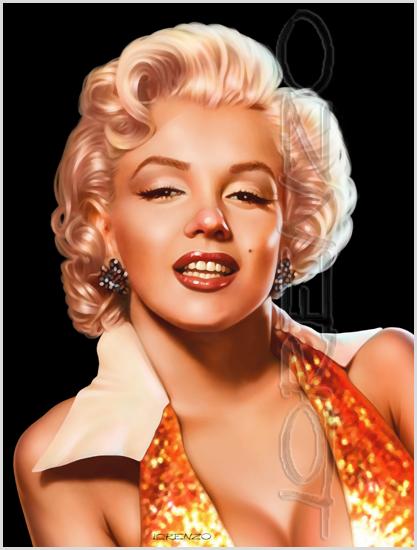 Lorenzo artworks, portraits, Marilyn Monroe