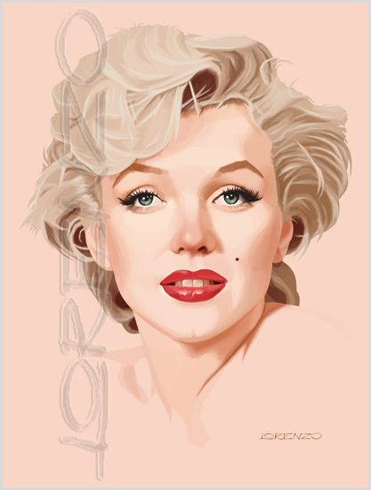 Lorenzo artworks, portraits, Marilyn Monroe
