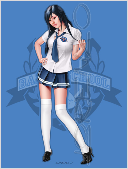 Lorenzo artworks, pin-up art