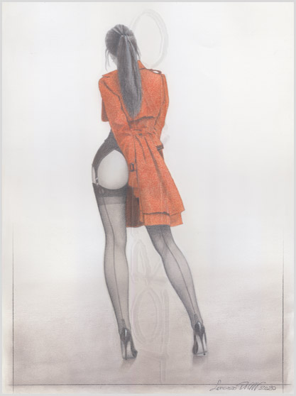 Lorenzo artworks, pin-up art