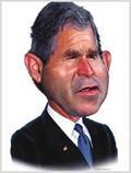 Lorenzo artworks, caricatures, George W. Bush