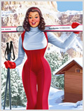 Lorenzo artworks, pin-up art
