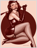 Lorenzo artworks, pin-up art