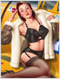 Lorenzo artworks, pin-up art