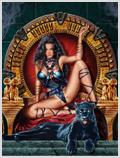 Lorenzo artworks, fantasy art, Model Julie Strain