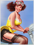 Lorenzo artworks, pin-up art