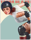 Lorenzo artworks, pin-up art