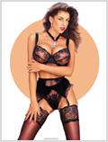 Lorenzo artworks, pin-up art, Model Sarah Young