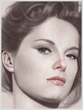 Lorenzo artworks, portraits, Sofia Loren
