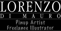 Lorenzo artworks, pin-up art, fantasy paintings, portraits, caricatures