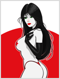 Lorenzo artworks, cartoonized pin up art 