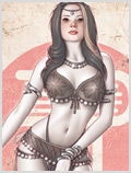 Lorenzo artworks, pin-up art
