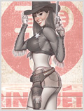 Lorenzo artworks, pin-up art