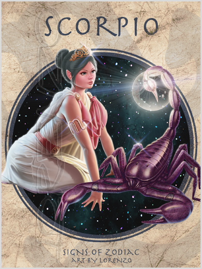 Lorenzo artworks, zodiac fantasy art, fantasy paintings