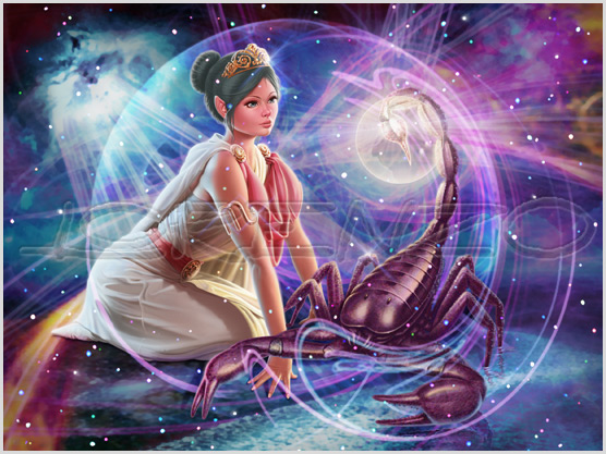 Lorenzo artworks, zodiac fantasy art, fantasy paintings
