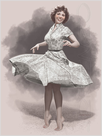in Pin-up art style - Playground