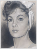 Lorenzo artworks, portraits, Sofia Loren